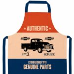 Avental Gm Genuine Parts Algodão 80x70cm