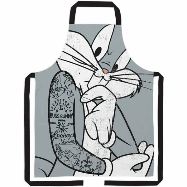 Avental Pernalonga Concerned Algodão 80x70cm