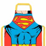 Avental Superman Body Em Algodão 80x70cm