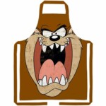 Avental Taz Big Face Em Algodão 80x70cm