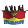Balde De Gelo Wonder Woman Customs Em Metal