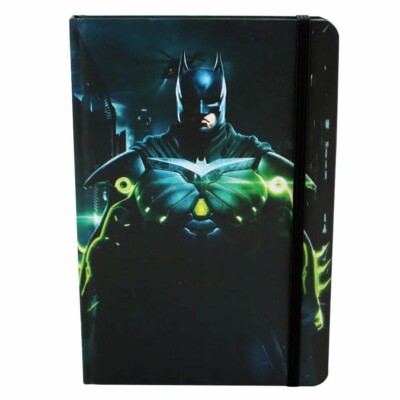 Caderno Batman Metalico Injustice