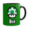 Caneca 1 Up Super Mário Bros Verde Preta