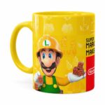 Caneca 3d Print Super Mario Maker 2 Amarela