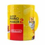 Caneca 3d Print Super Mario Maker 2 Amarela