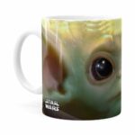 Caneca Baby Yoda 3d Print Star Wars Branca