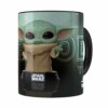 Caneca Baby Yoda 3d Print Star Wars V02 Preta