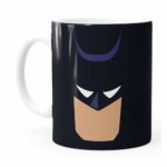 Caneca Batman Anime Minimalista Branca