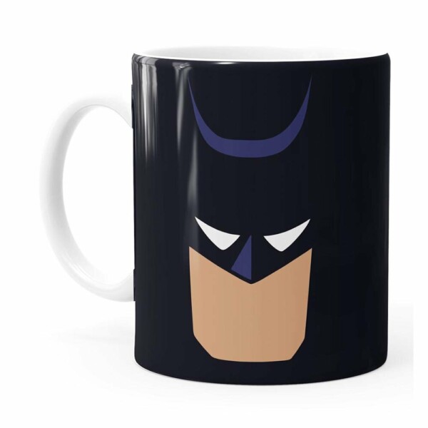 Caneca Batman Anime Minimalista Branca