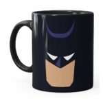 Caneca Batman Anime Minimalista Preta