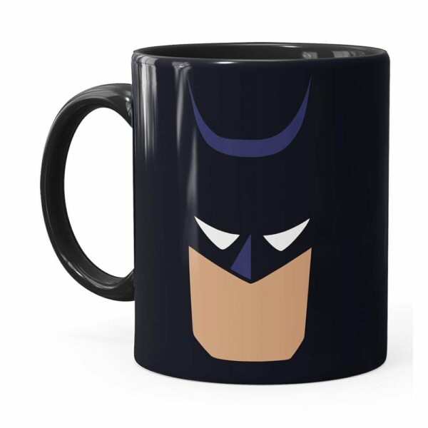 Caneca Batman Anime Minimalista Preta