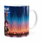 Caneca Batman E Arlequina 3d Print Branca