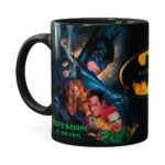 Caneca Batman Forever 3d Print Retrô Preta