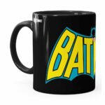 Caneca Batman Logo Vintage Preta