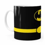 Caneca Batman Minimalista Branca