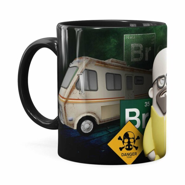 Caneca Breaking Bad 3d Print Preta