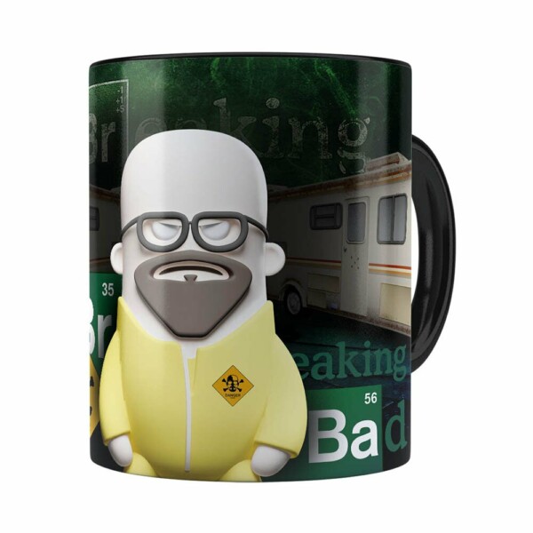 Caneca Breaking Bad 3d Print Preta