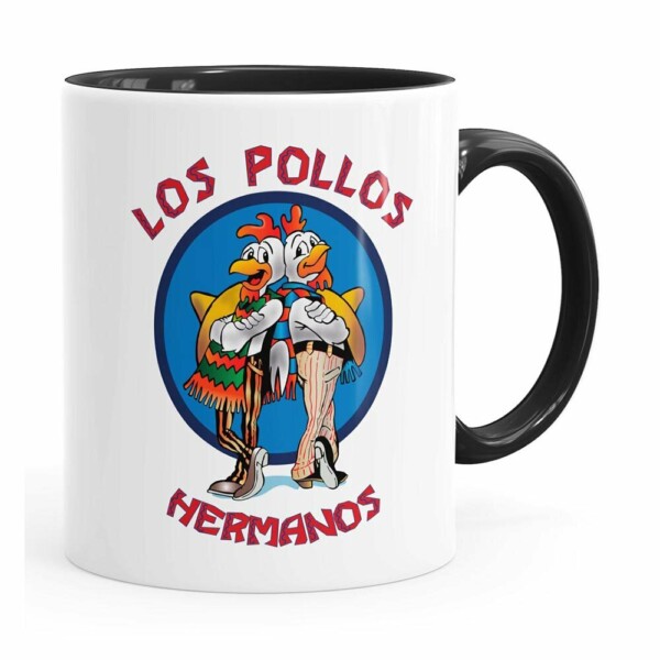 Caneca Breaking Bad Los Pollos Hermanos V01 Preta