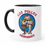 Caneca Breaking Bad Los Pollos Hermanos V01 Preta
