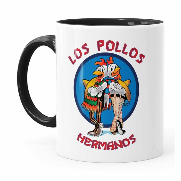 Caneca Breaking Bad Los Pollos Hermanos V01 Preta
