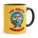 Caneca Breaking Bad Los Pollos Hermanos V02 Preta