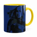Caneca Capitã Marvel Filme V01 Amarela