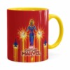 Caneca Capitã Marvel Filme V02 Amarela