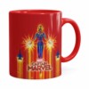 Caneca Capitã Marvel Filme V02 Vermelha