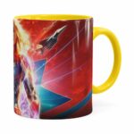 Caneca Capitã Marvel Filme V03 Amarela