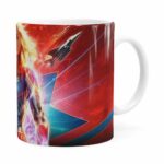 Caneca Capitã Marvel Filme V03 Branca