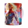 Caneca Capitã Marvel Filme V03 Branca