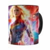 Caneca Capitã Marvel Filme V03 Preta