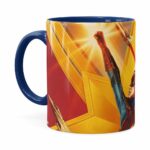 Caneca Capitã Marvel Filme V06 Azul Escuro