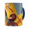Caneca Capitã Marvel Filme V06 Azul Escuro