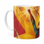 Caneca Capita Marvel Filme V06 Branca