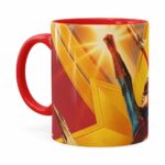 Caneca Capitã Marvel Filme V06 Vermelha