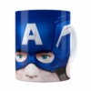 Caneca Capitão America 3d Print Branca