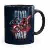 Caneca Capitão América Guerra Civil V02 Preta