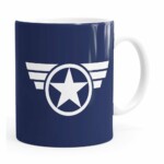 Caneca Capitão América Super Soldier Uniform V01 Branca
