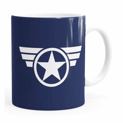 Caneca Capitão América Super Soldier Uniform V01 Branca