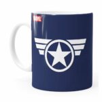 Caneca Capitão América Super Soldier Uniform V01 Branca