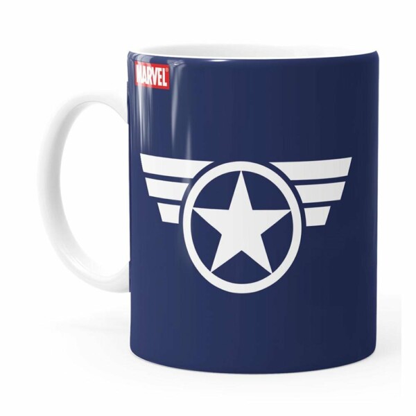 Caneca Capitão América Super Soldier Uniform V01 Branca