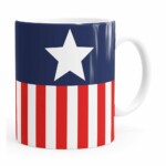 Caneca Capitão América Super Soldier Uniform V01 Branca