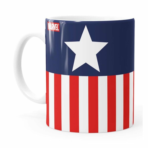 Caneca Capitão América Super Soldier Uniform V01 Branca
