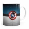 Caneca Capitão América V01 Branca