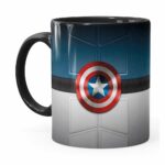 Caneca Capitão América V01 Preta