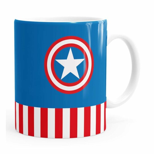 Caneca Capitão América V02 Branca