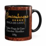 Caneca Chocolate Bonconhaque Gato Preta