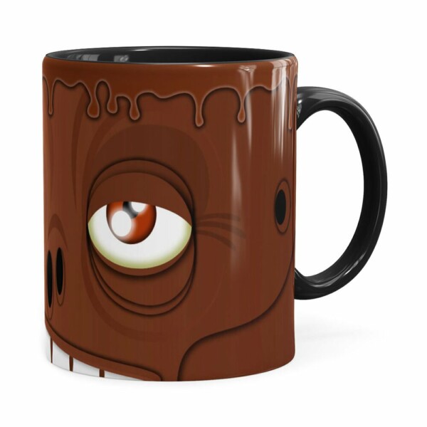 Caneca Chocolate Chocozumbi Preta