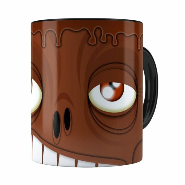 Caneca Chocolate Chocozumbi Preta